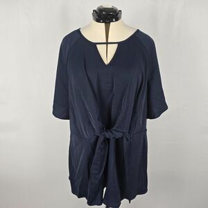 BloomChic Navy Blue Blouse